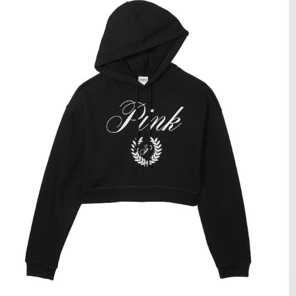 V.S.PINK CROP HOODIE - Picture 5 of 6